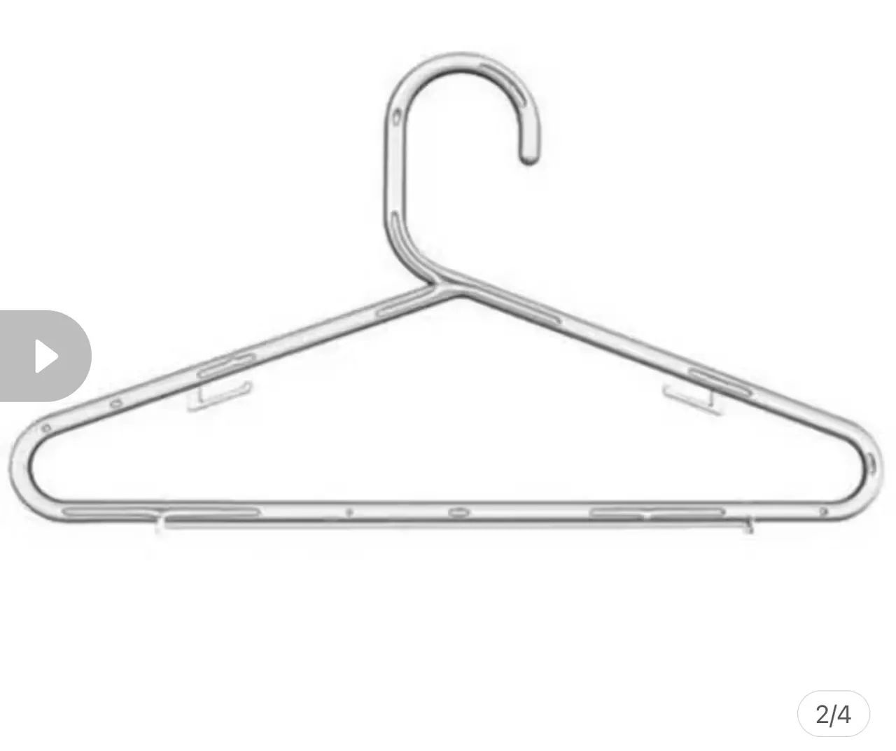 10 cabides acrílico infantil  - Foto 2