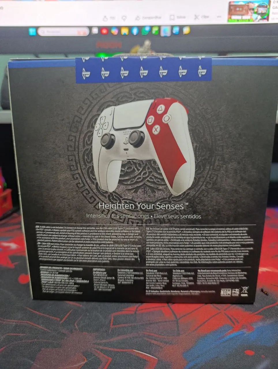 Dualsense Edição especial 20 anos God of War  - Foto 3