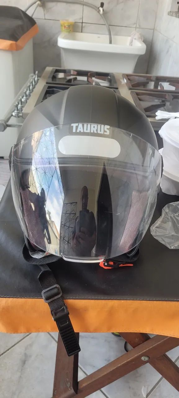 Capacete Tauros Aberto 60 - Foto 5