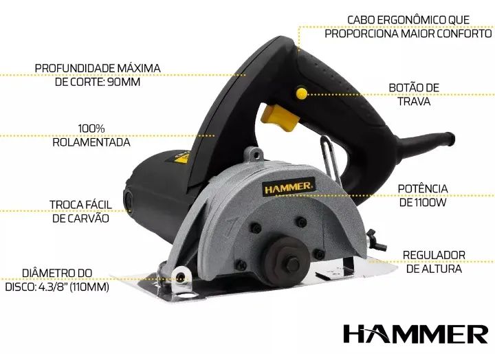 Serra mármore Hammer  - Foto 2