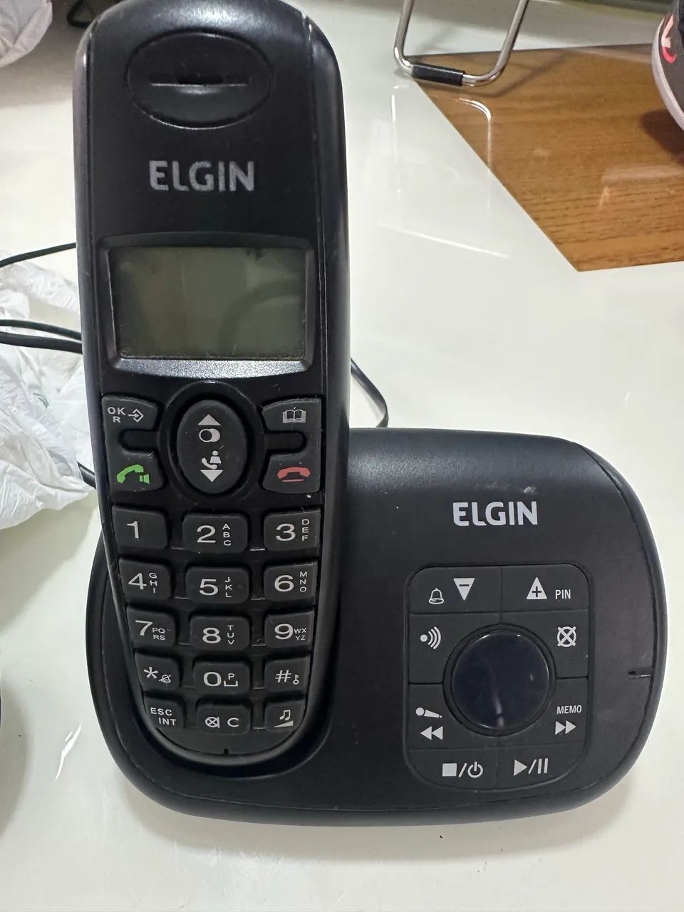 Kit 2 telefone Elgin - base e extensão  - Foto 6
