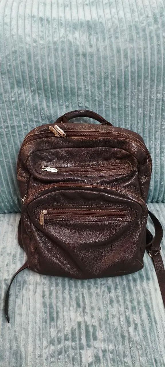 Mochila Couro Bennemann 