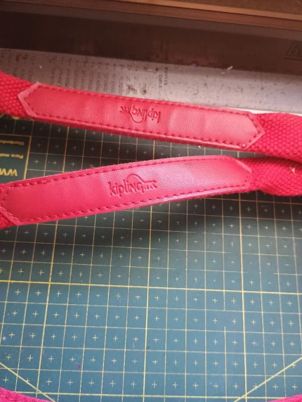 bolsa original da kipling vermelha - Foto 4