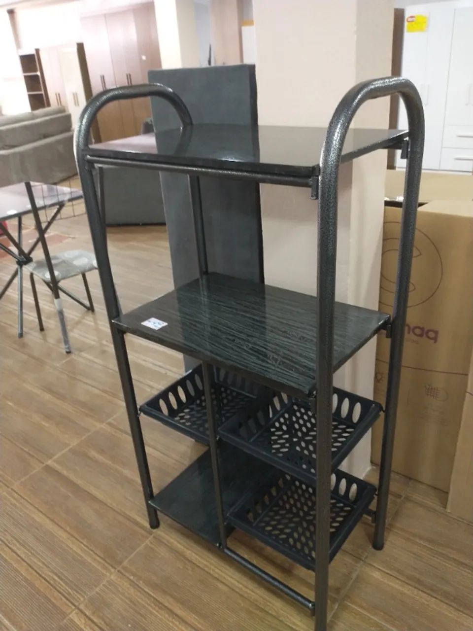 Fruteira com balcão para forno e microondas