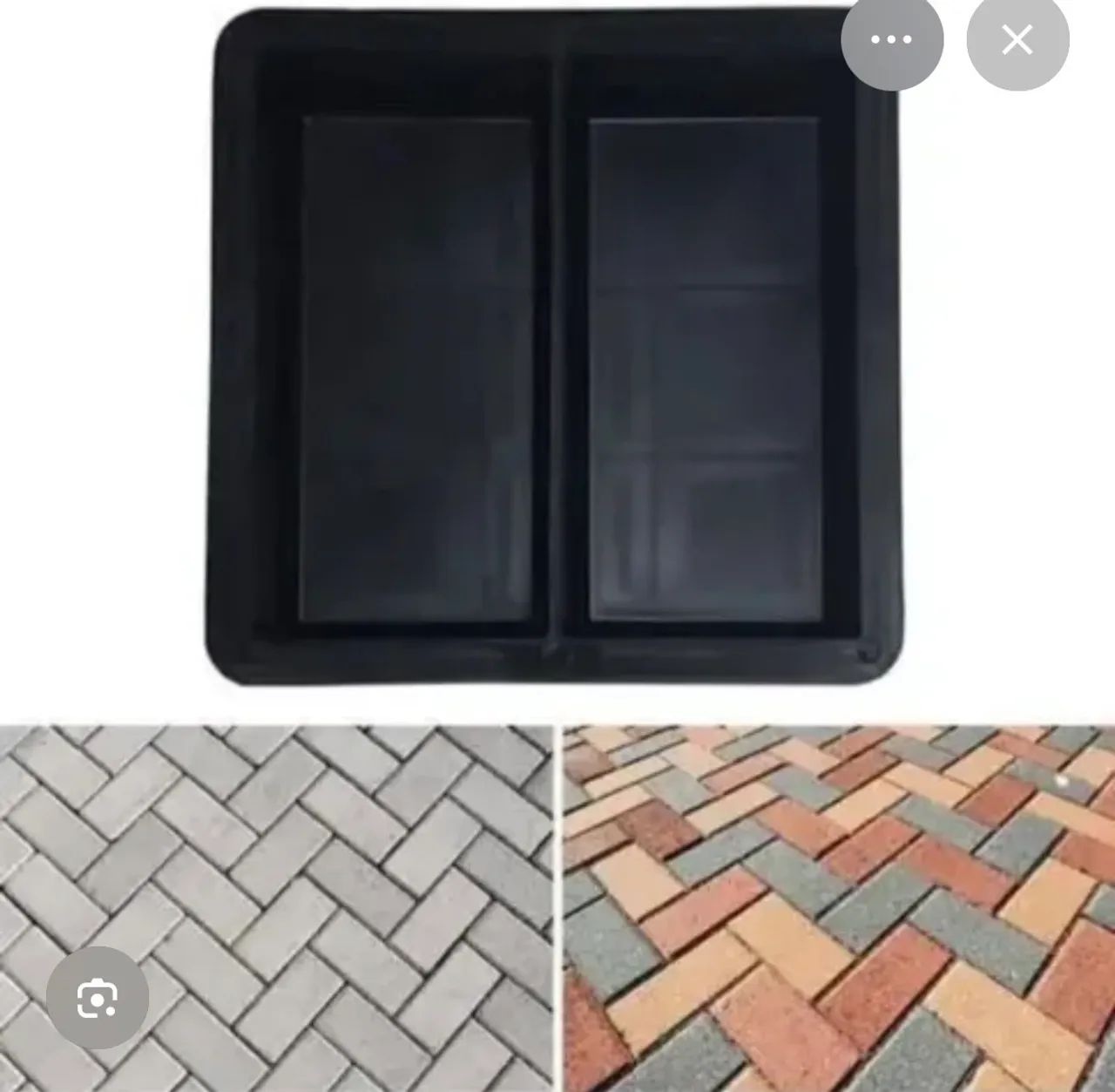 Formas de piso intertravado 
