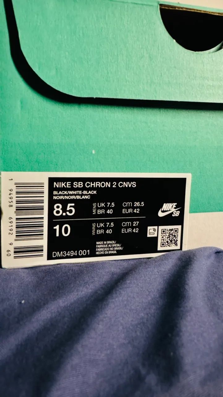 Nike SB CHROWN 2 na caixa  - Foto 4