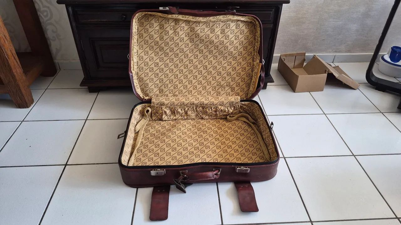 Mala em couro puro, estilo vintage! - Foto 3