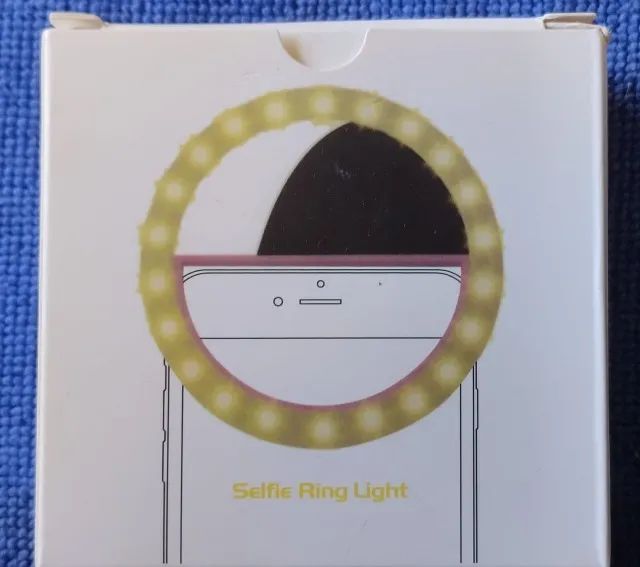 Ring Light Selfie Para Celular "Só temos cor Rosa" - Foto 3