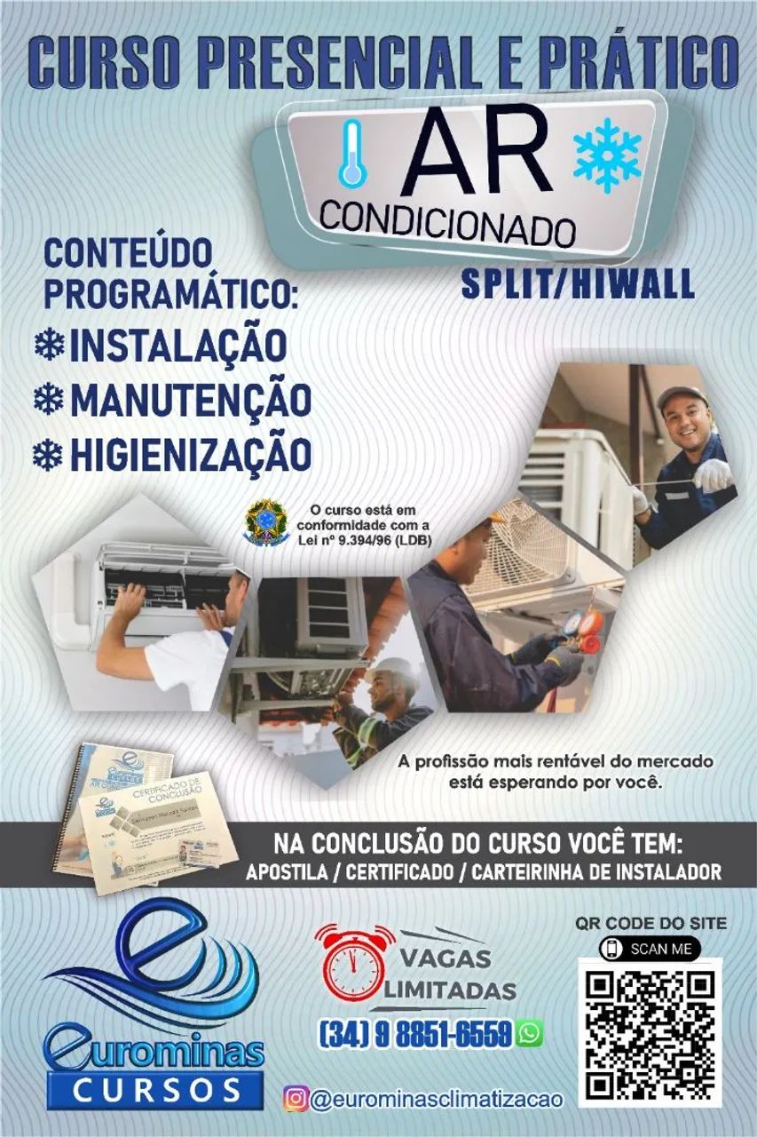 Curso Presencial e Prático Ar condicionado 