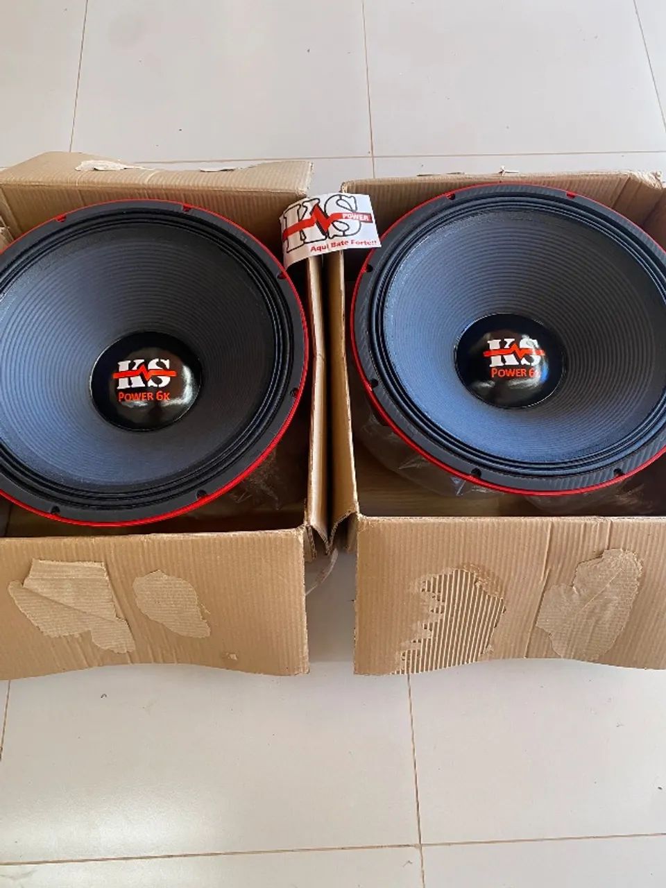 Vendo 02 altofalantes KS 18 polegadas de 3000 RMS cada, novo na caixa