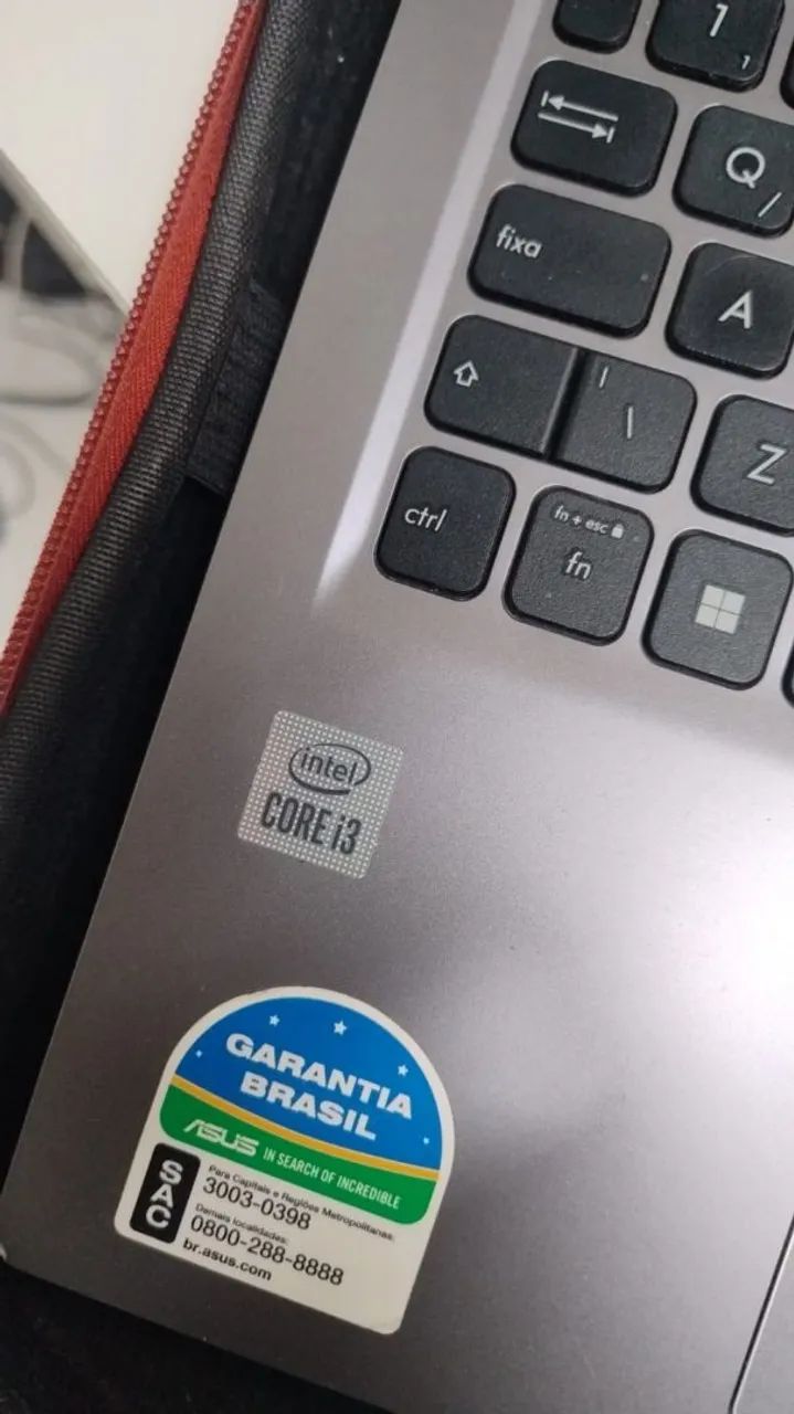 NOTEBOOK ASUS SSD 256gb I3 