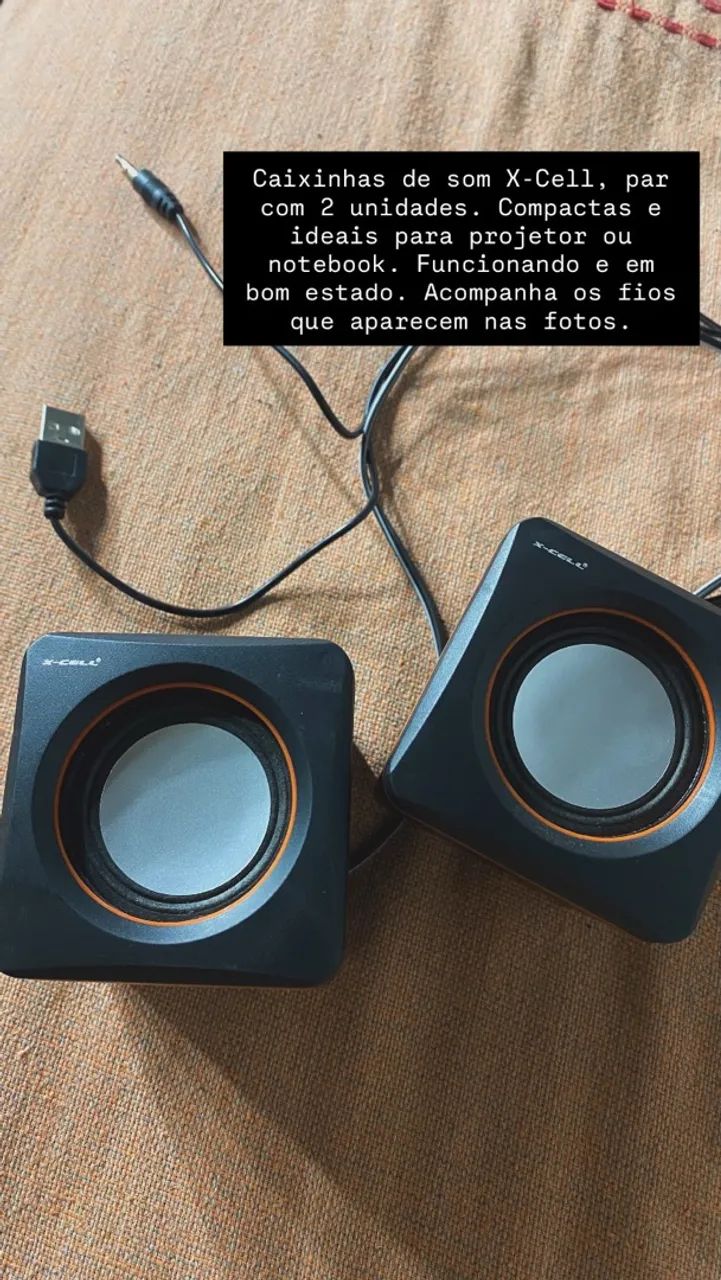 Caixinha de som 