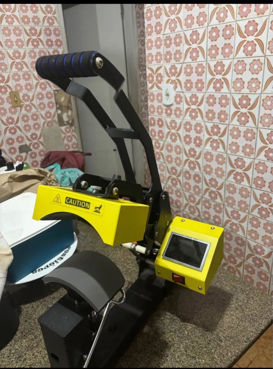Prensa térmica para bonés