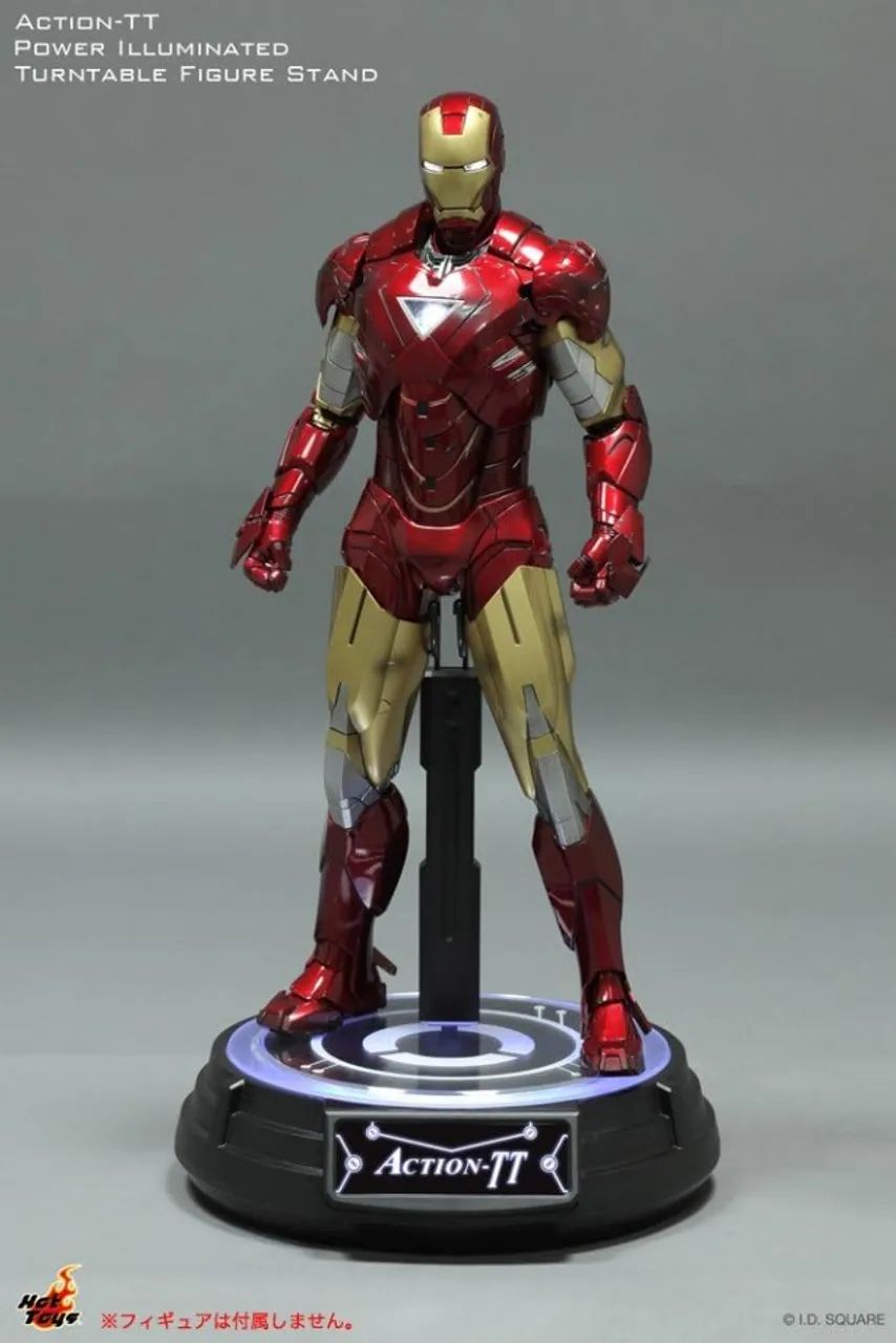 Base Giratoria Iluminado Para Boneco Em Escala 1/6th - Foto 3