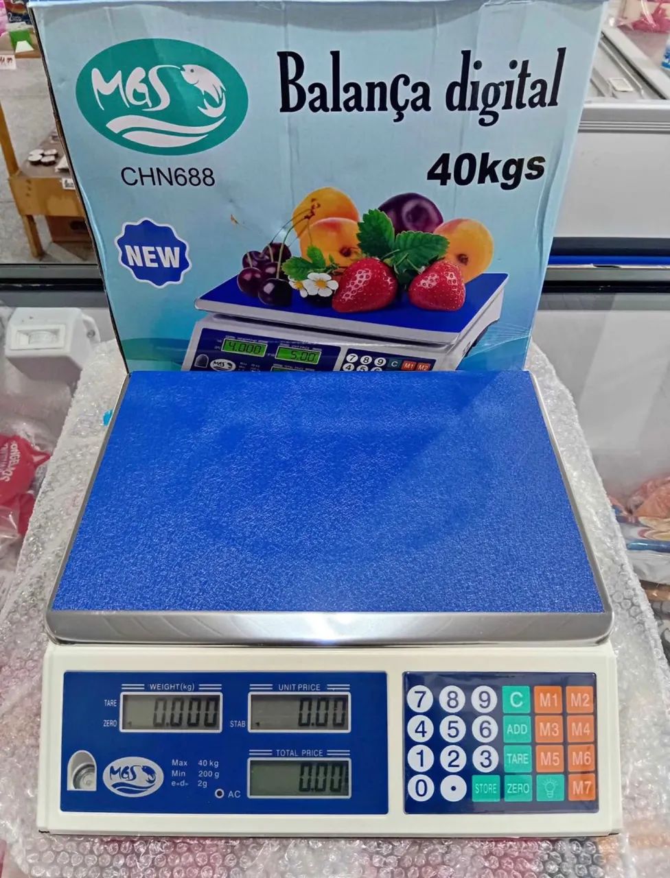 Balança digital 40 kg nova 