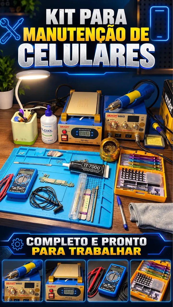 VENDO KIT DE MANUTENÇÃO DE CELULAR 