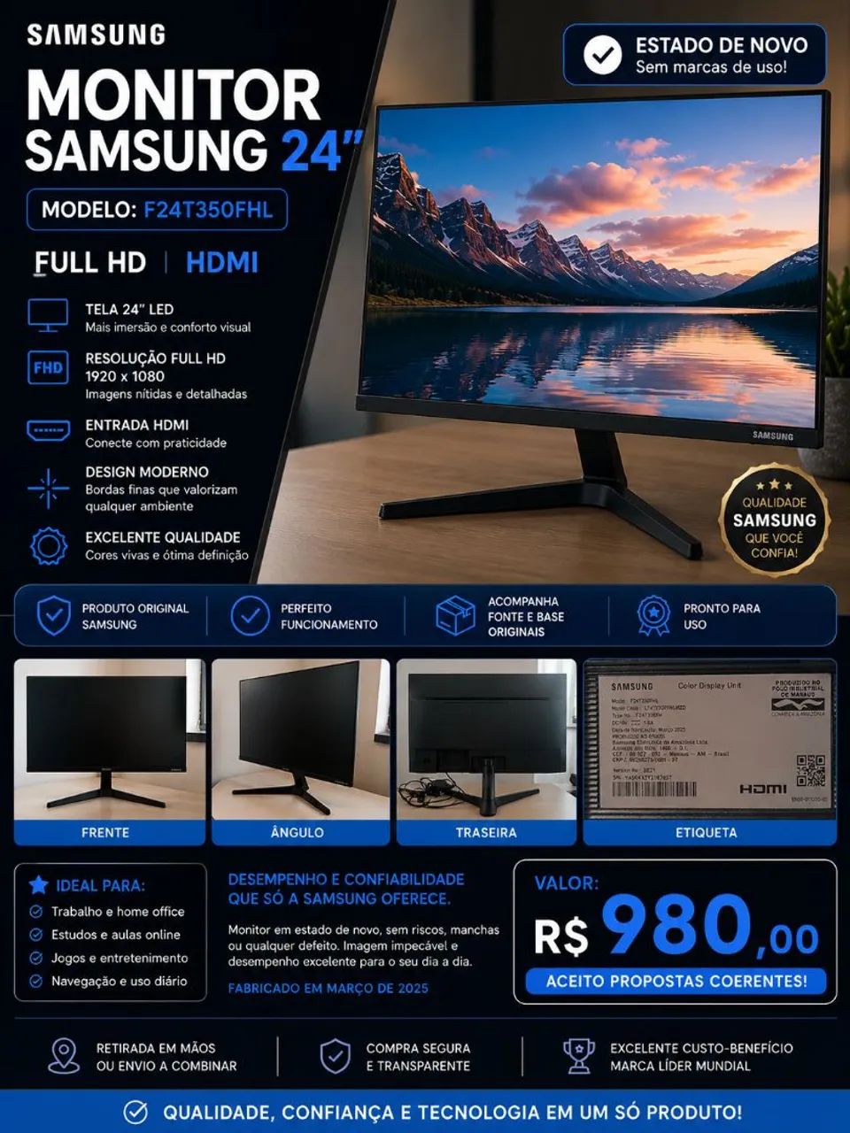 Monitor Samsung 240hz