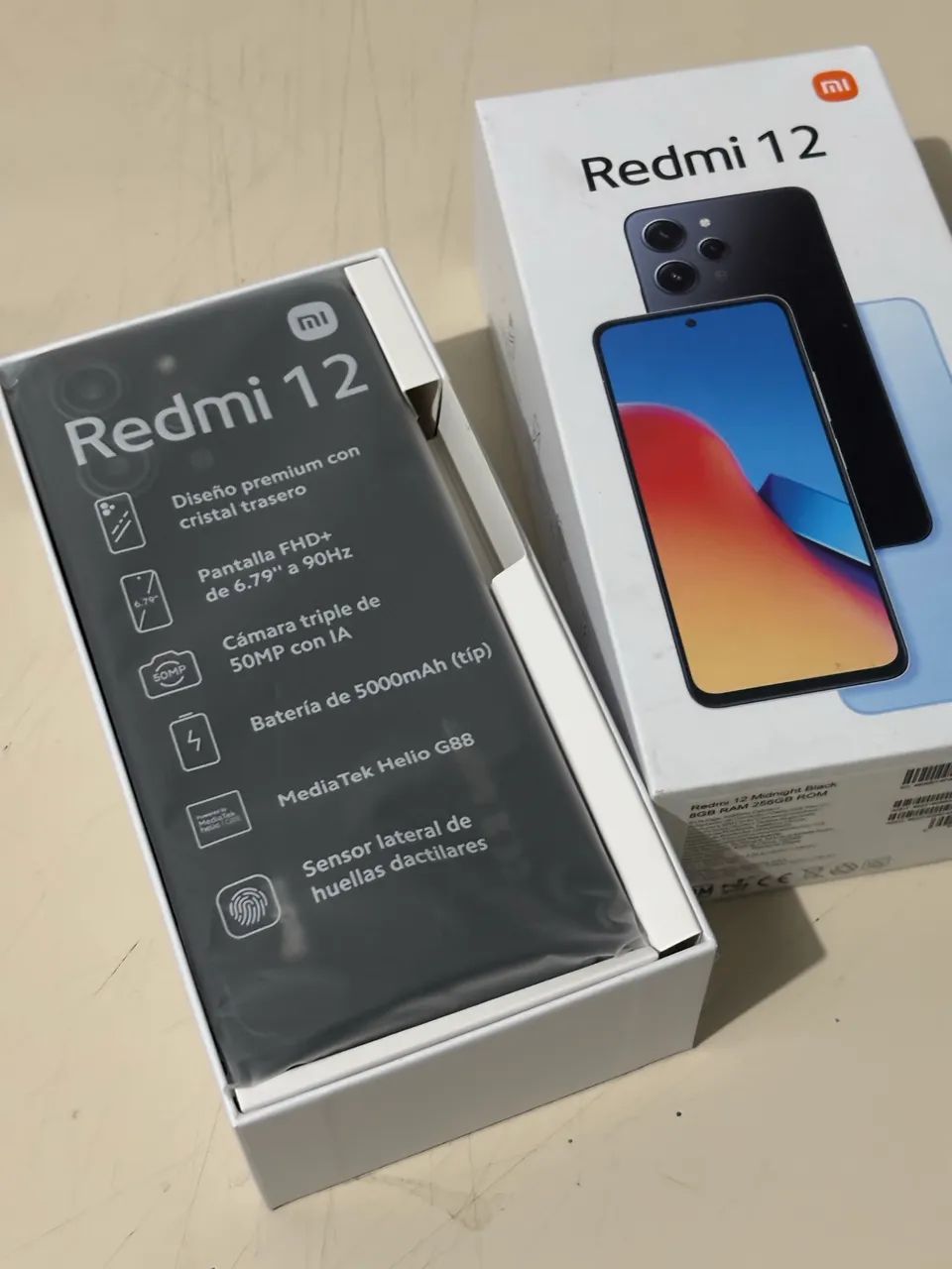 REDMI 12 MIDNIGHT BLACK 8GB RAM 256GB - Foto 4