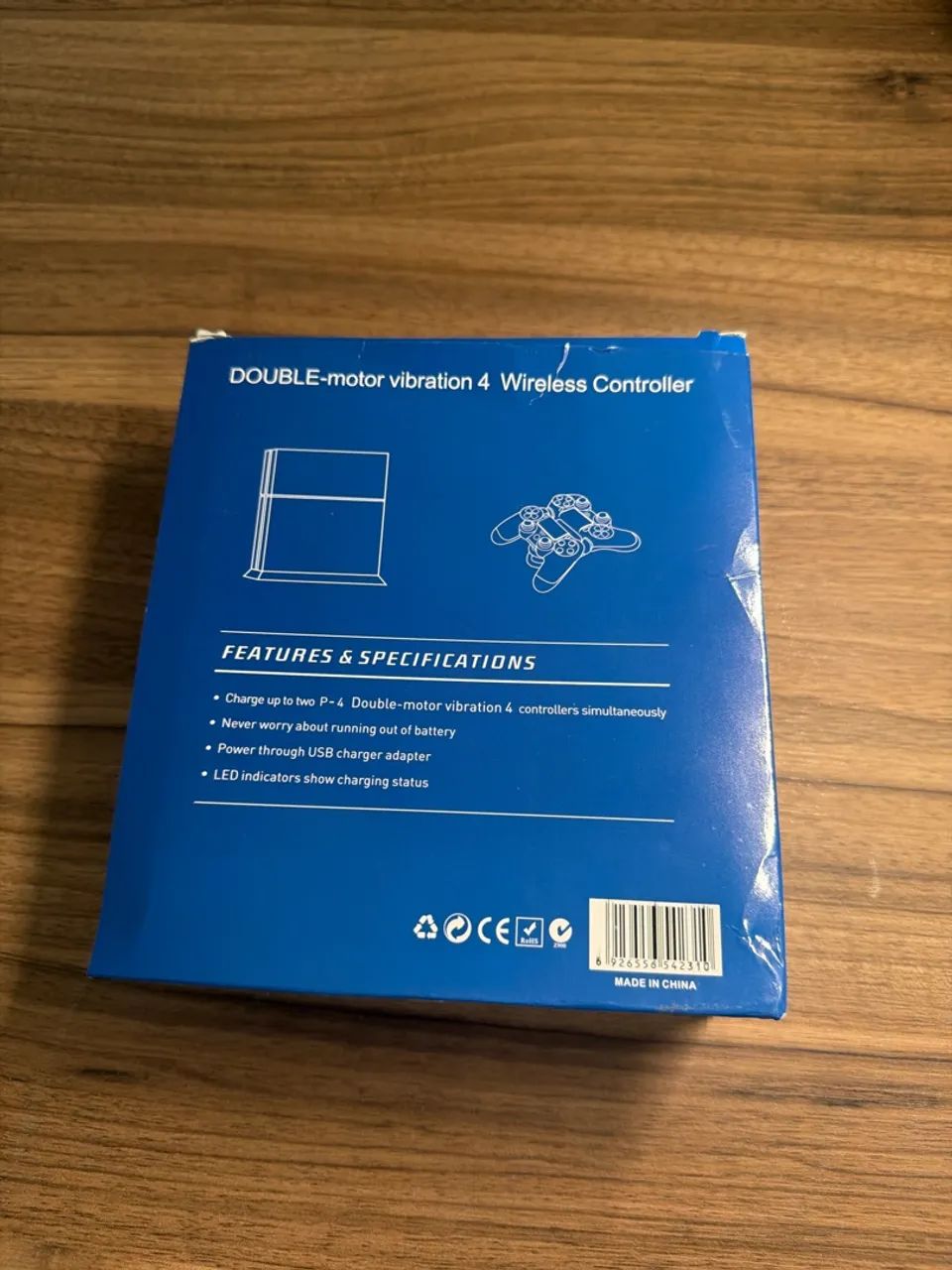 Controle Sem Fio Compatível com PS4 e PC - Double Motor Vibration 4 (Na Caixa) - Foto 2