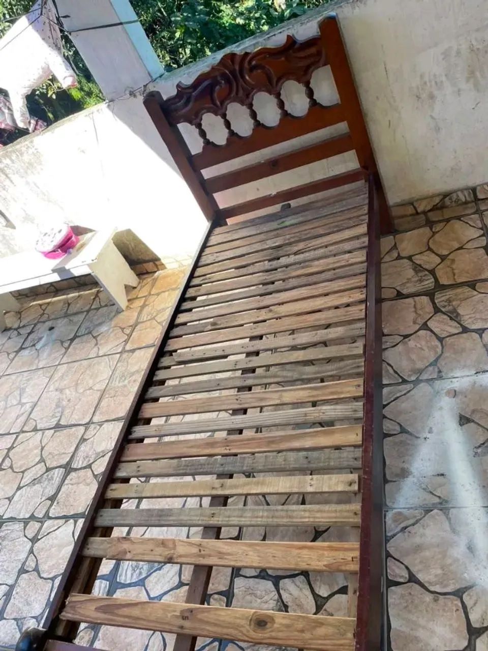 Cama de madeira solteiro - Foto 2