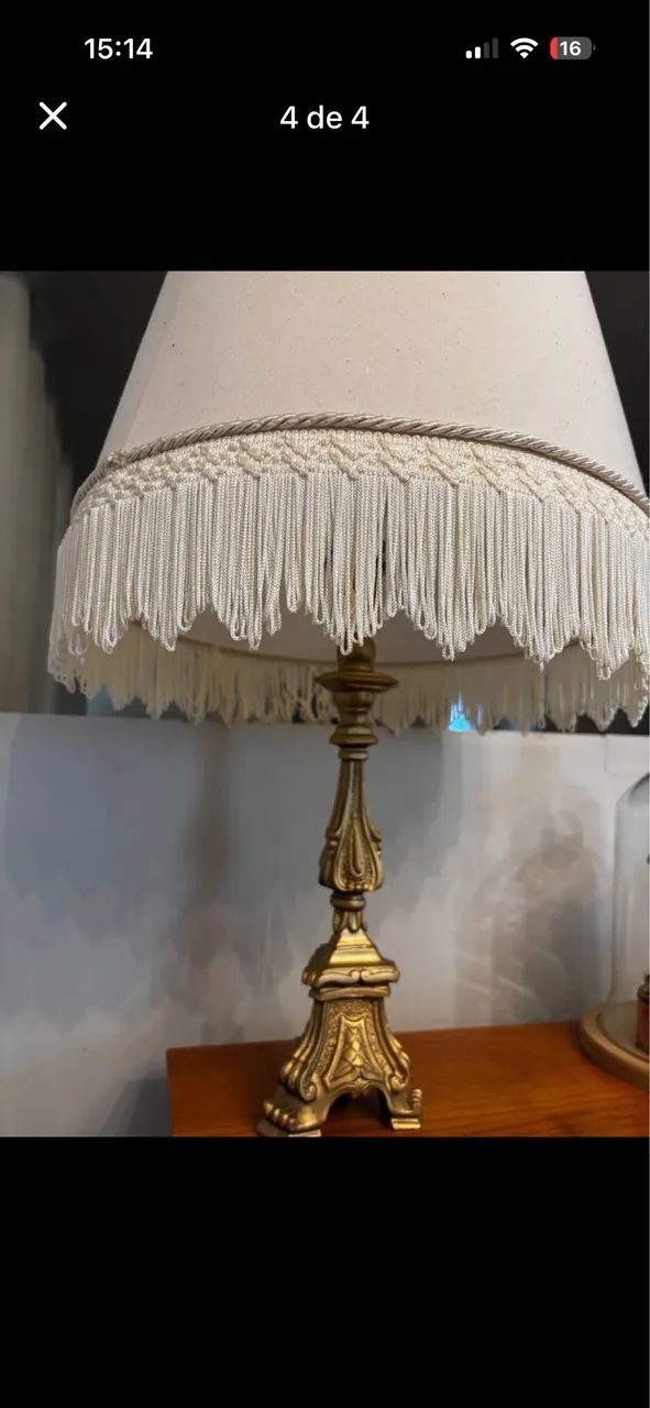 Abajur com cúpula  - Foto 3