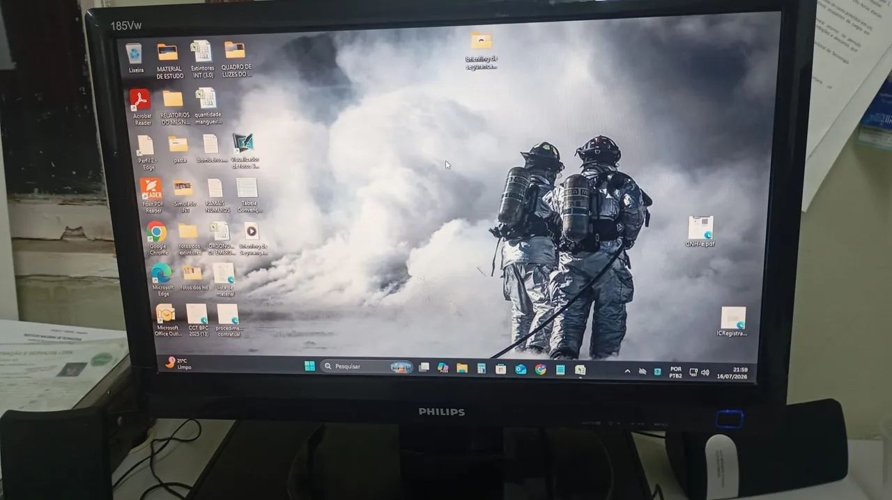 Monitor philips 18'5" modelo tft185w80psa - Foto 2