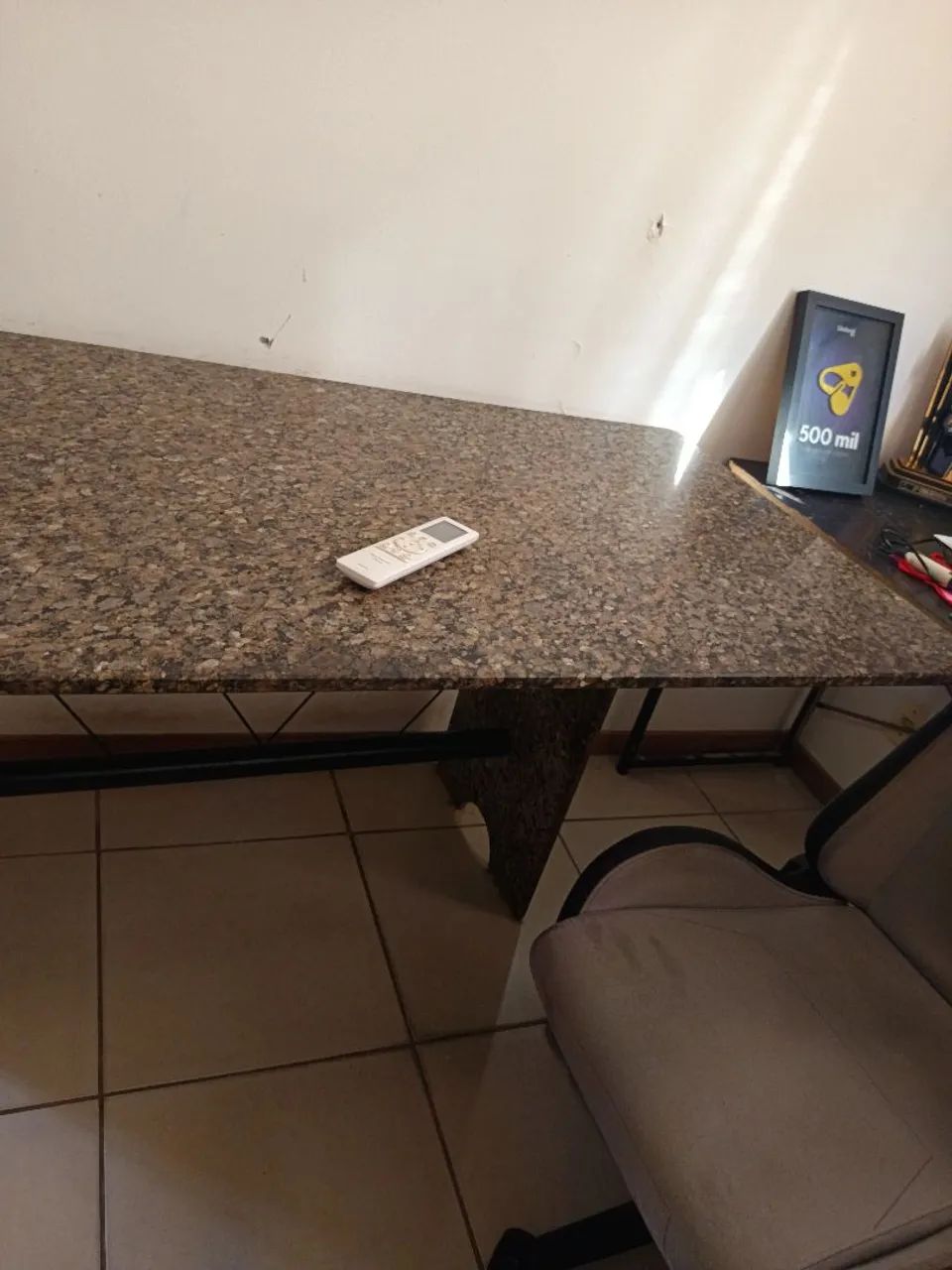 Mesa ma marmore 6 cadeiras - Foto 4