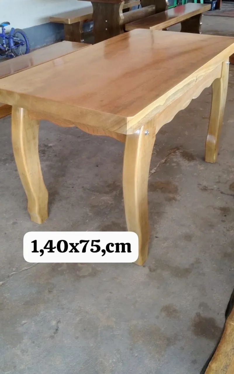 Mesa de madeira maciça  - Foto 2