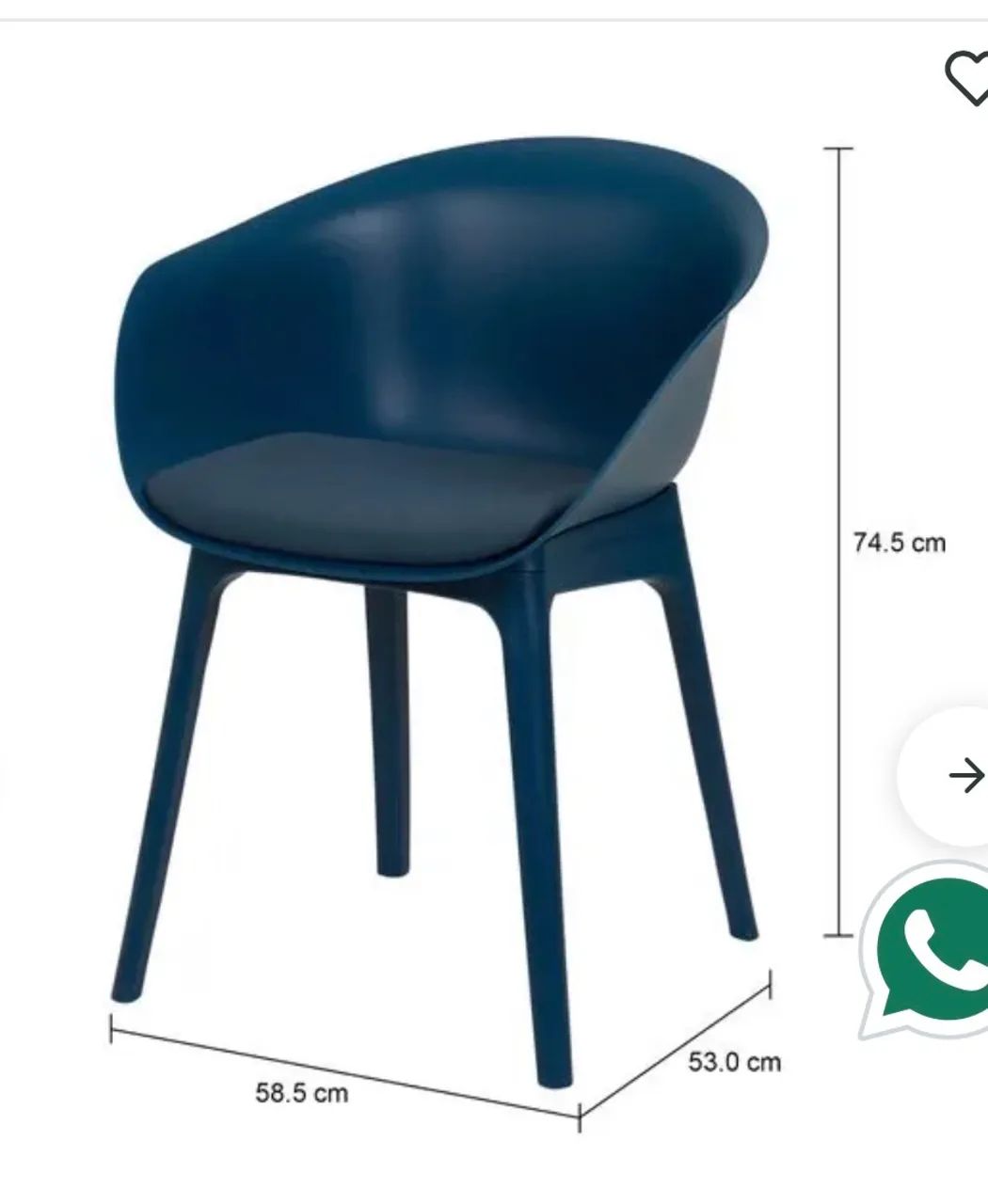 Cadeira modelo Tália Tok Stok - Foto 3