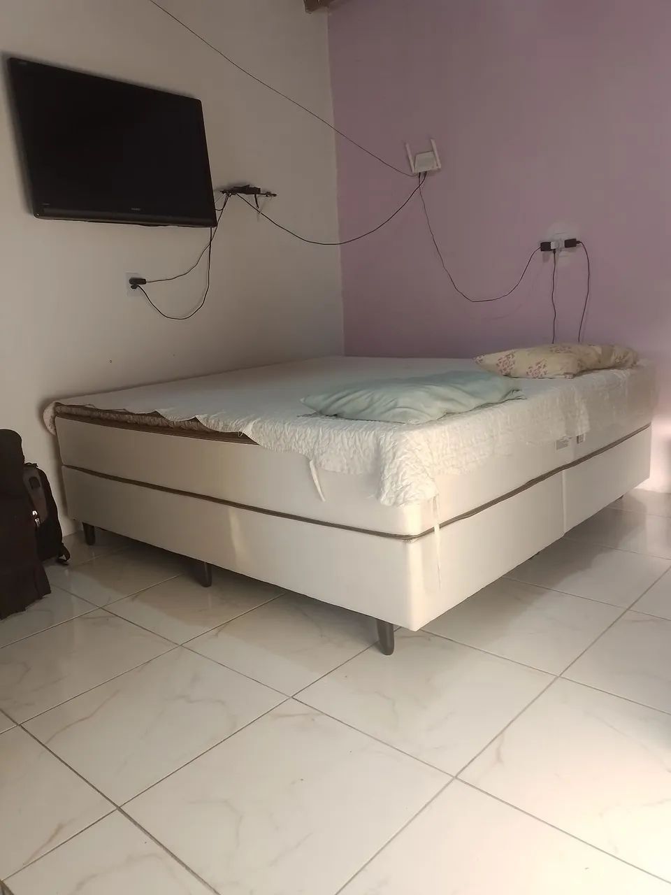 Cama King muito boa e nova - Foto 2