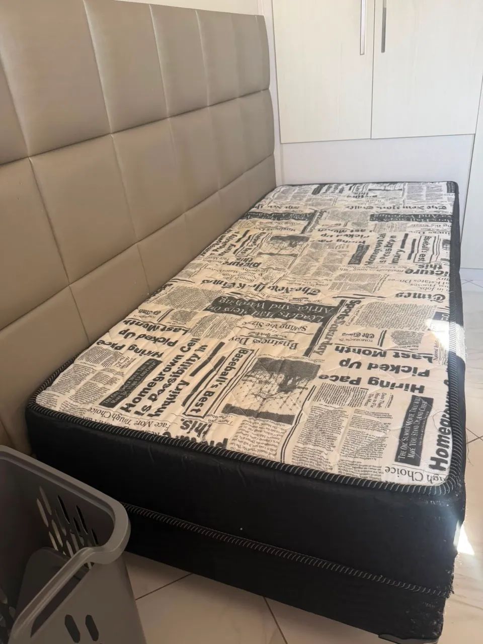 Cama box solteiro 