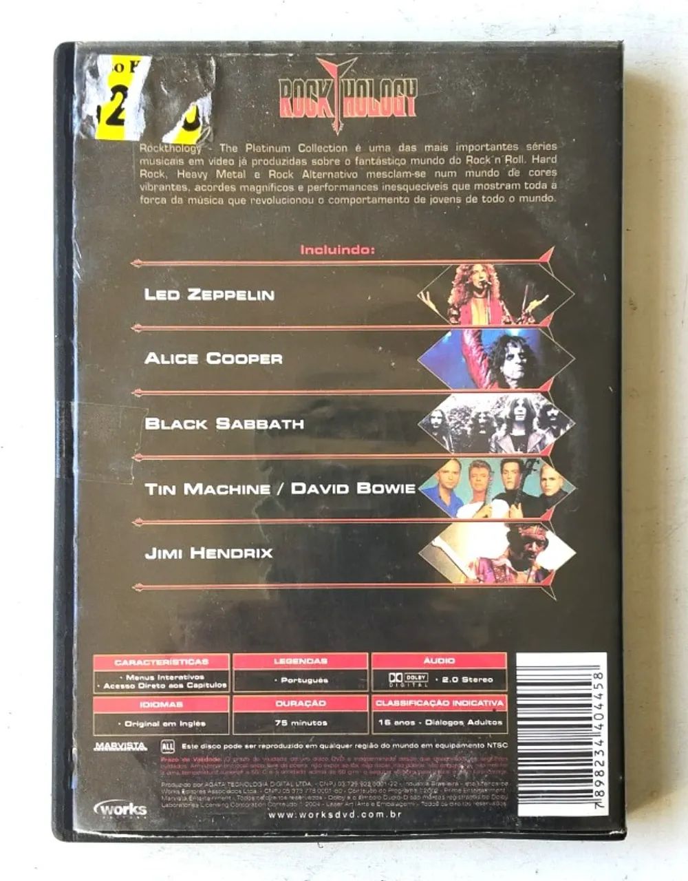 DVD Música - Led Zeppelin (Álbum: Rockthology - Legends on Film