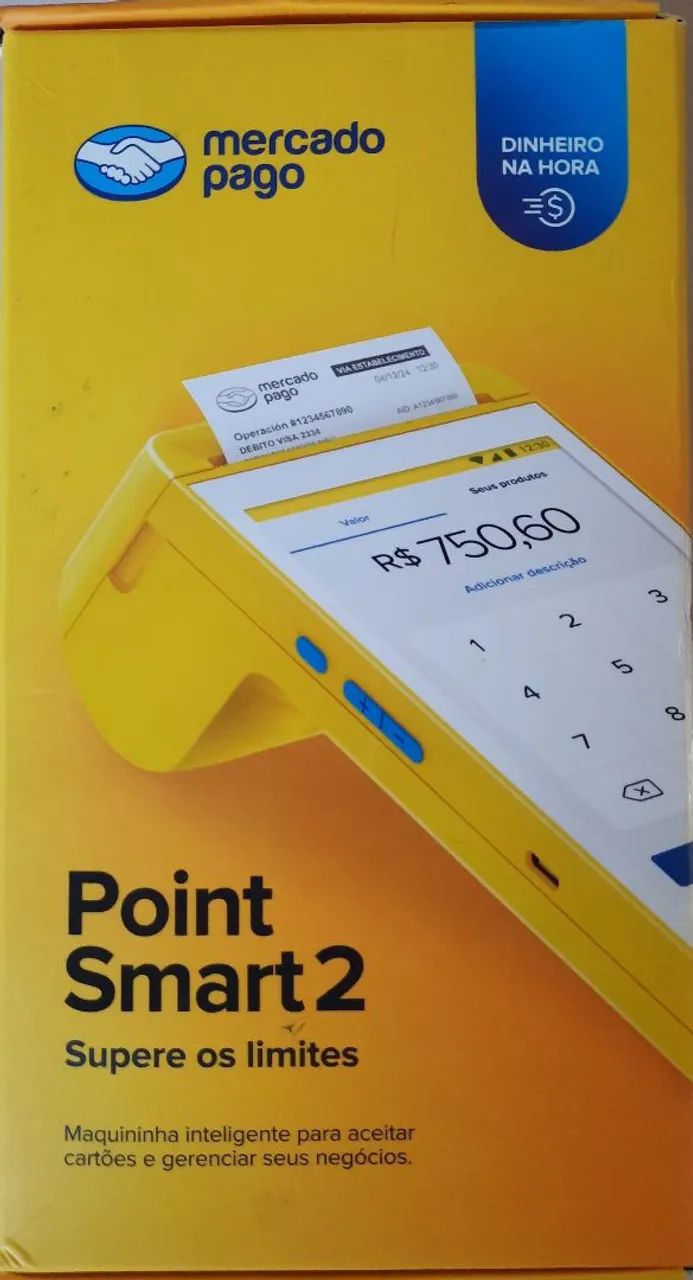 Maquininha point smart 2 - mercado pago 