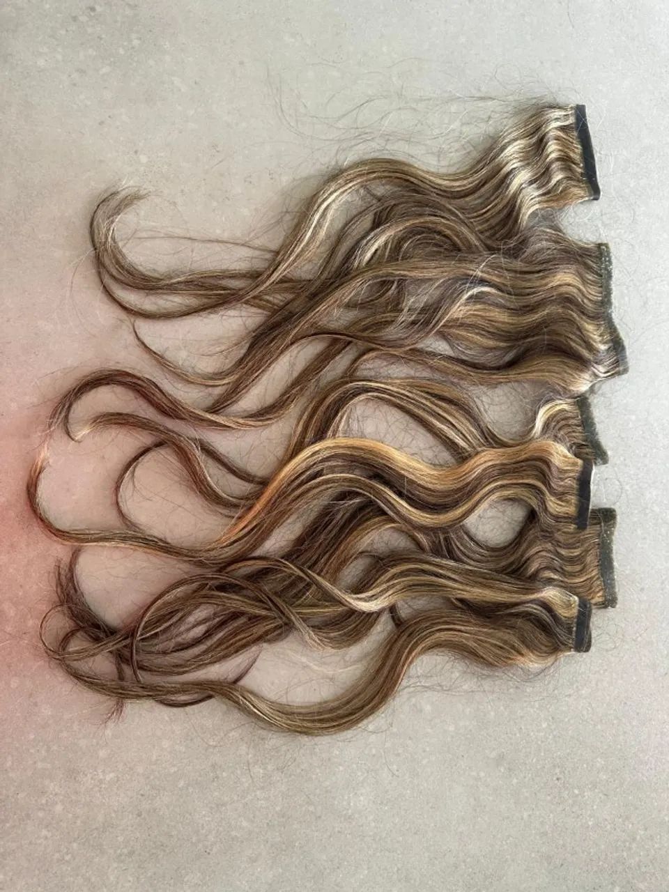 MEGA HAIR HUMANO DOURADO - 60 CM | 80g