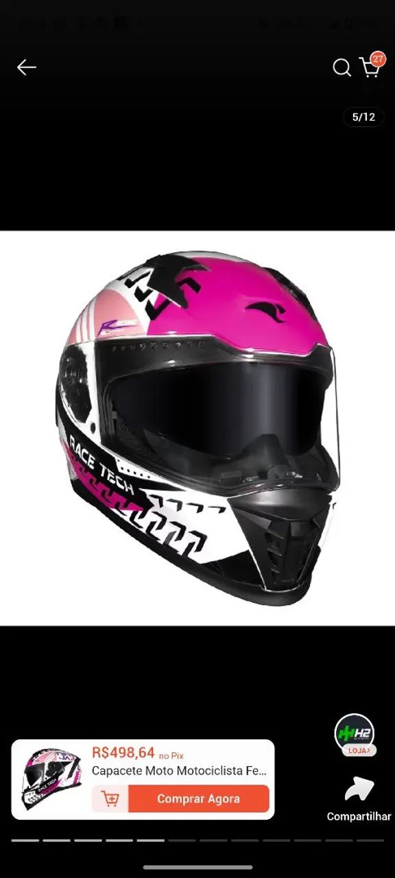 Capacete Race Tech  - Foto 2
