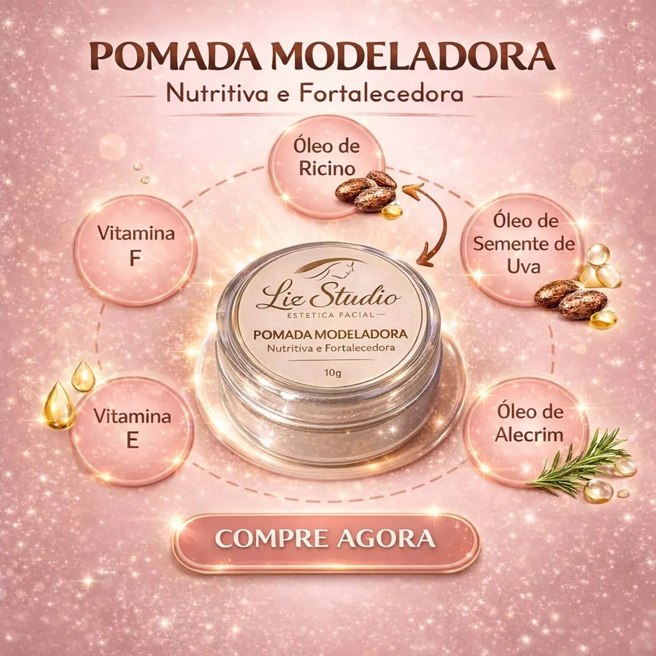 Pomada modeladora sobrancelhas 