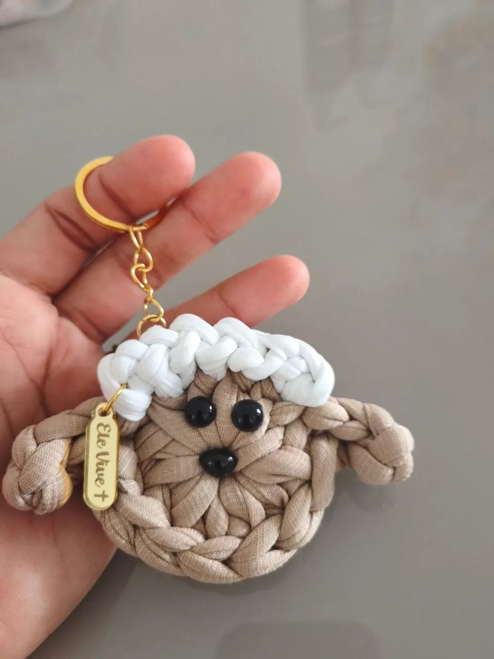 Lembrancinha chaveiro croche - Foto 4