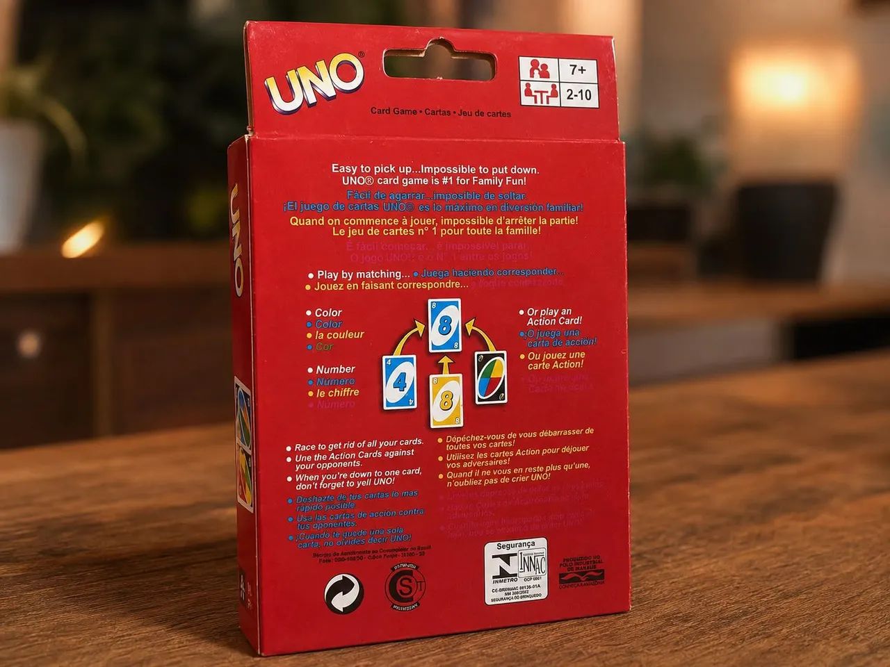 Jogo de Cartas UNO 110 Cartas para Família e Amigos - Foto 2
