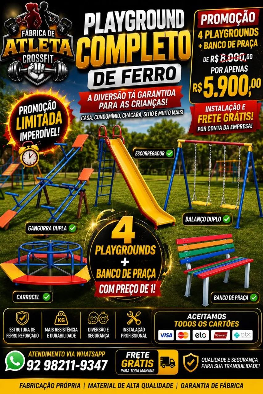 PROMOÇÃO DE PLAYGROUND IMPERDÍVEL  - Foto 3