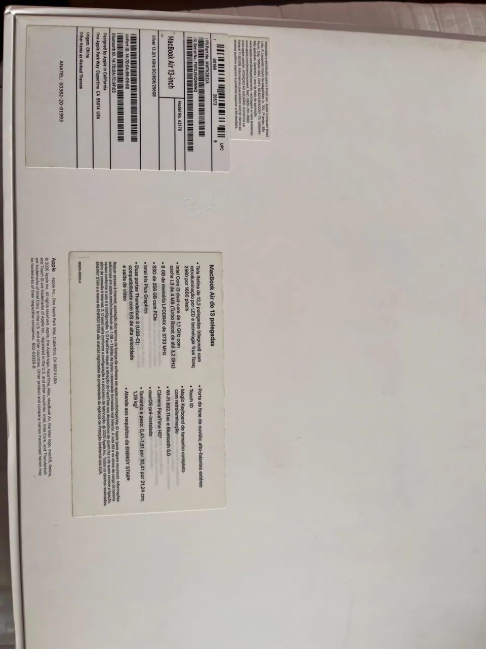 MacBook Air 13? A2179 (2020) para retirada de peças - Foto 2
