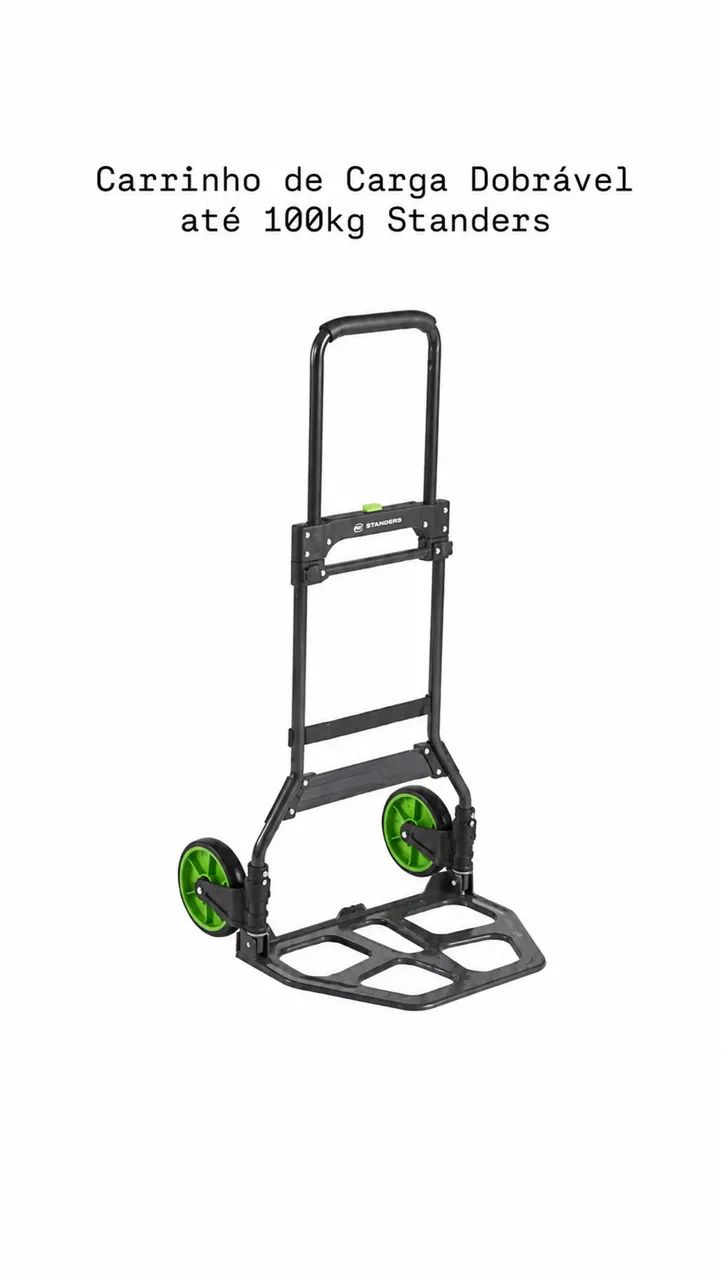 Carrinho de Carga Dobrável até 100kg Standers