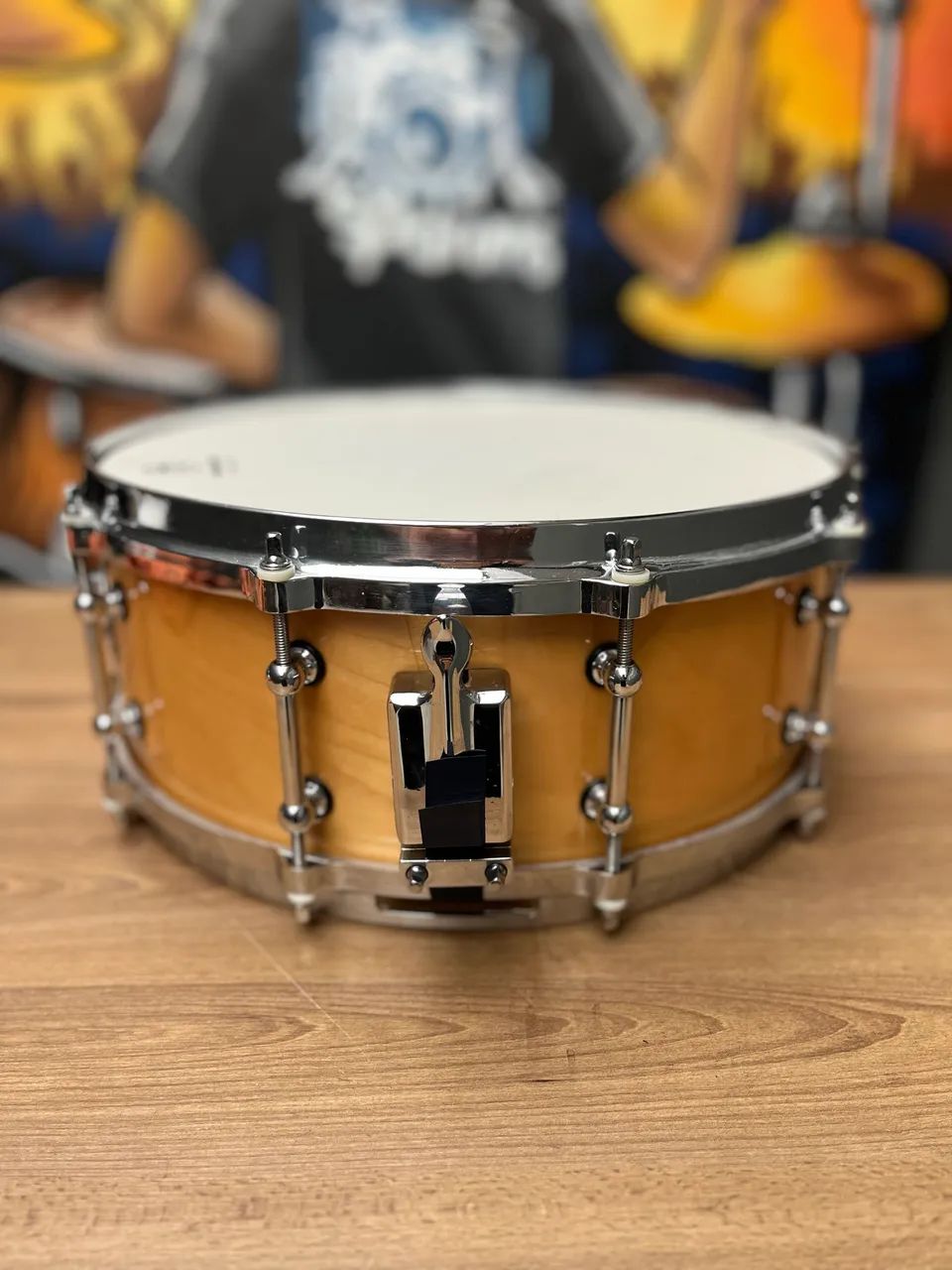 Caixa Nagano Studio Work Birch 14x5,5 Com Aros Die Cast - Foto 4