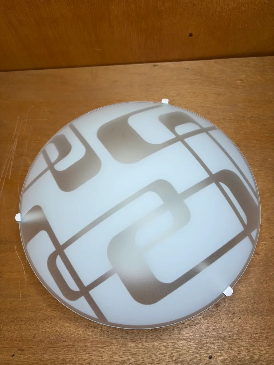 Luminária de Teto Dupla com Cúpula de Vidro - Foto 2