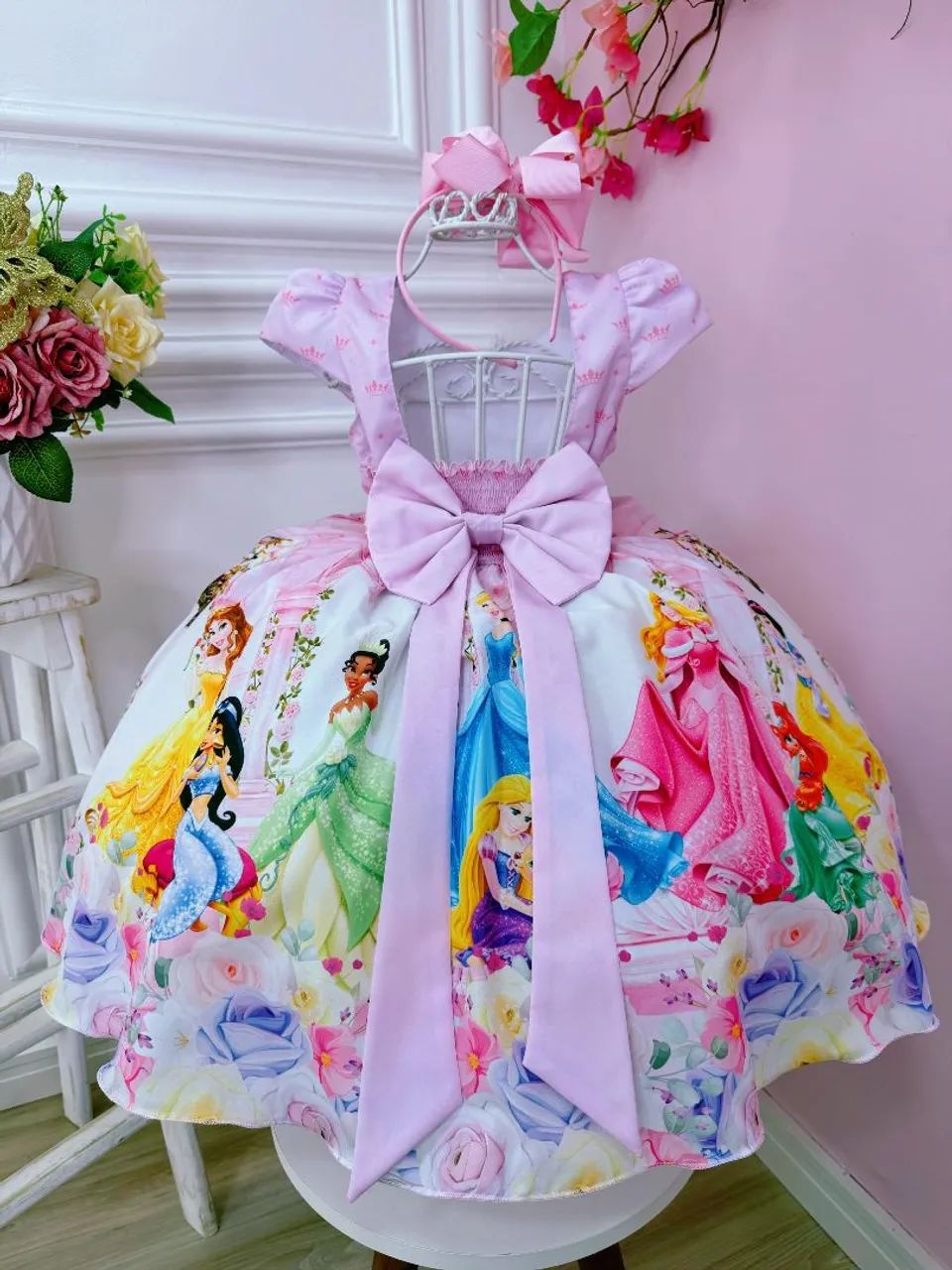 Vestido infantil princesas - Foto 3