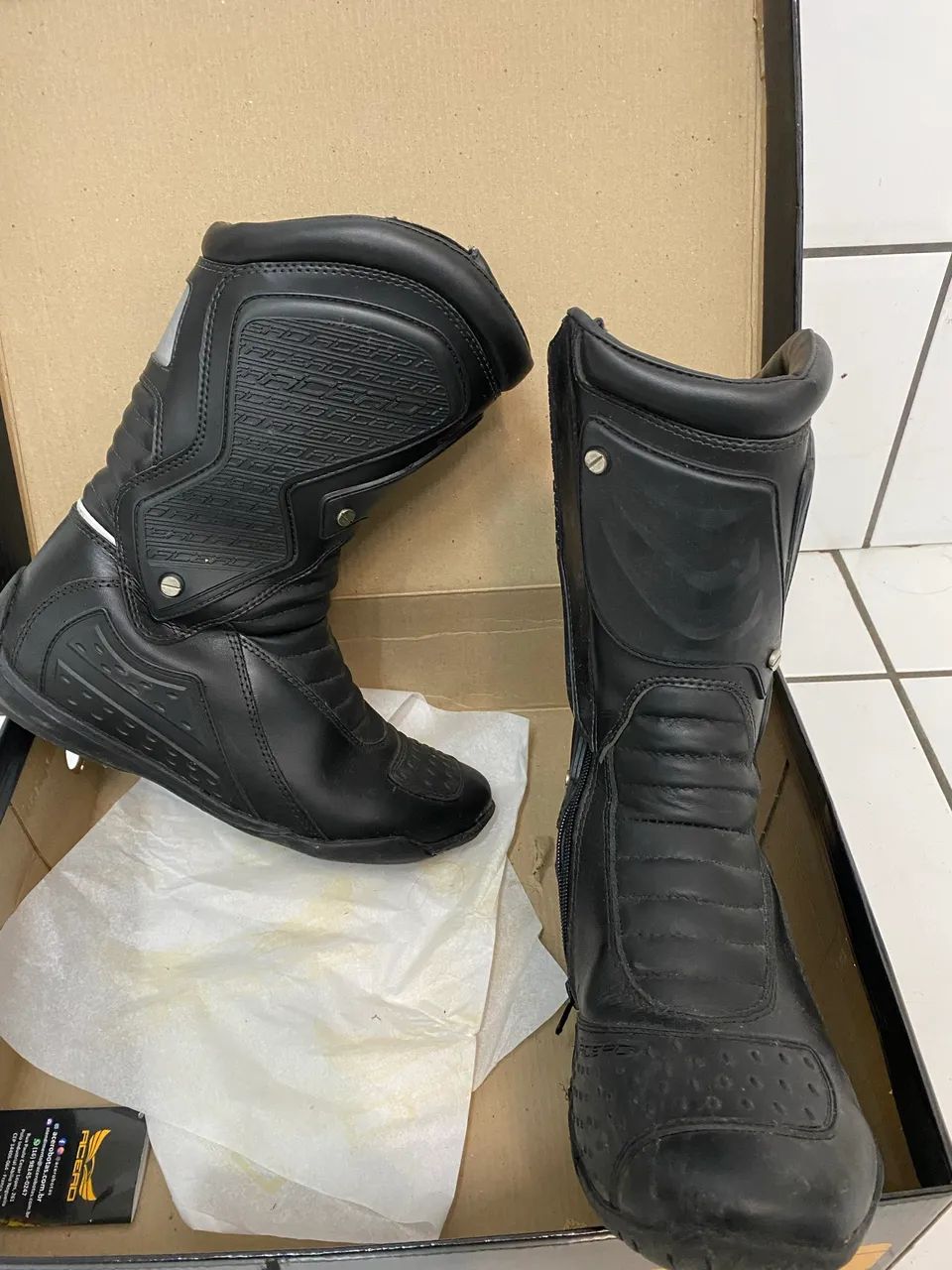 VENDO BOTA MOTOCICLISMO