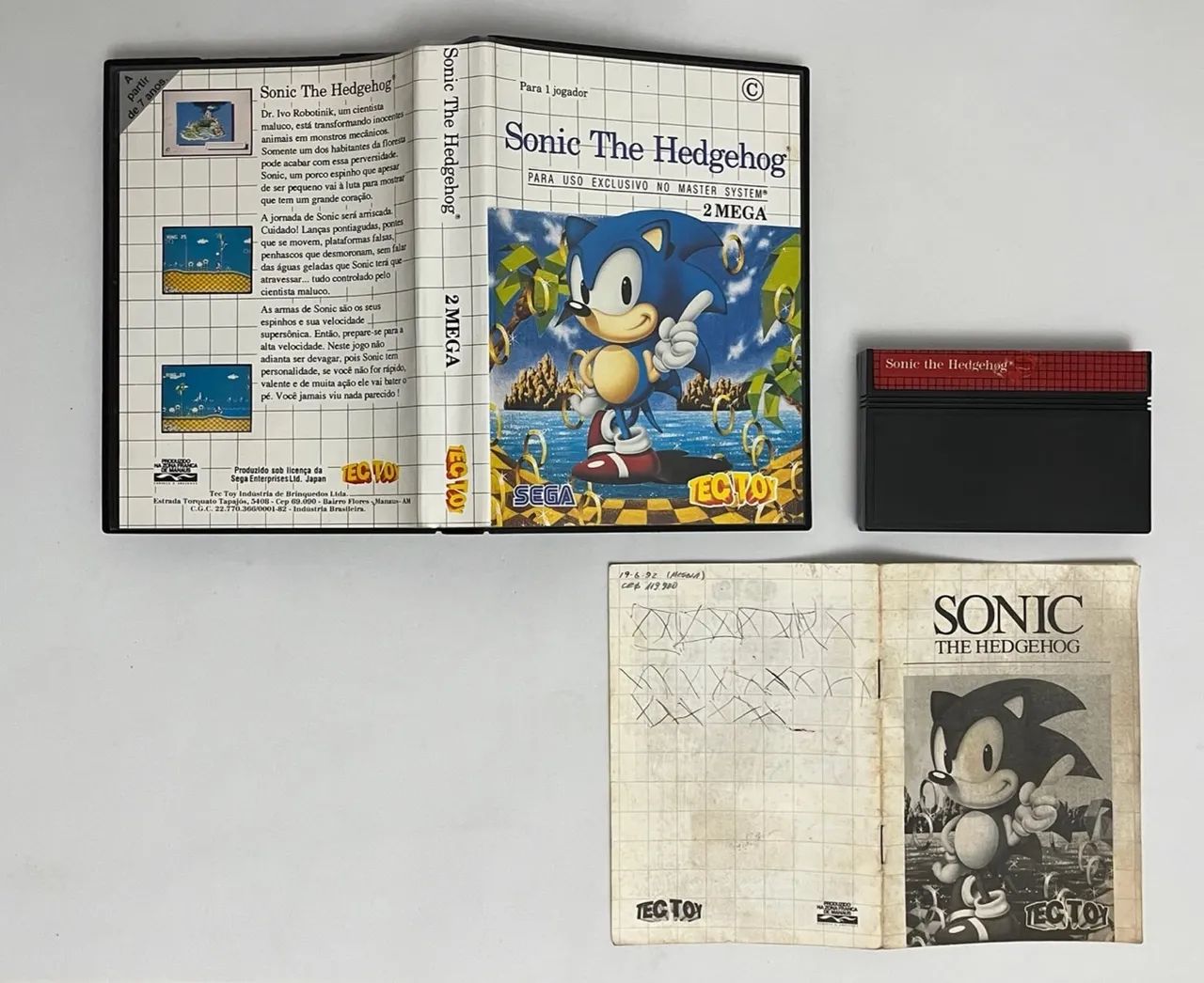 Master System Tec Toy Sega Sonic