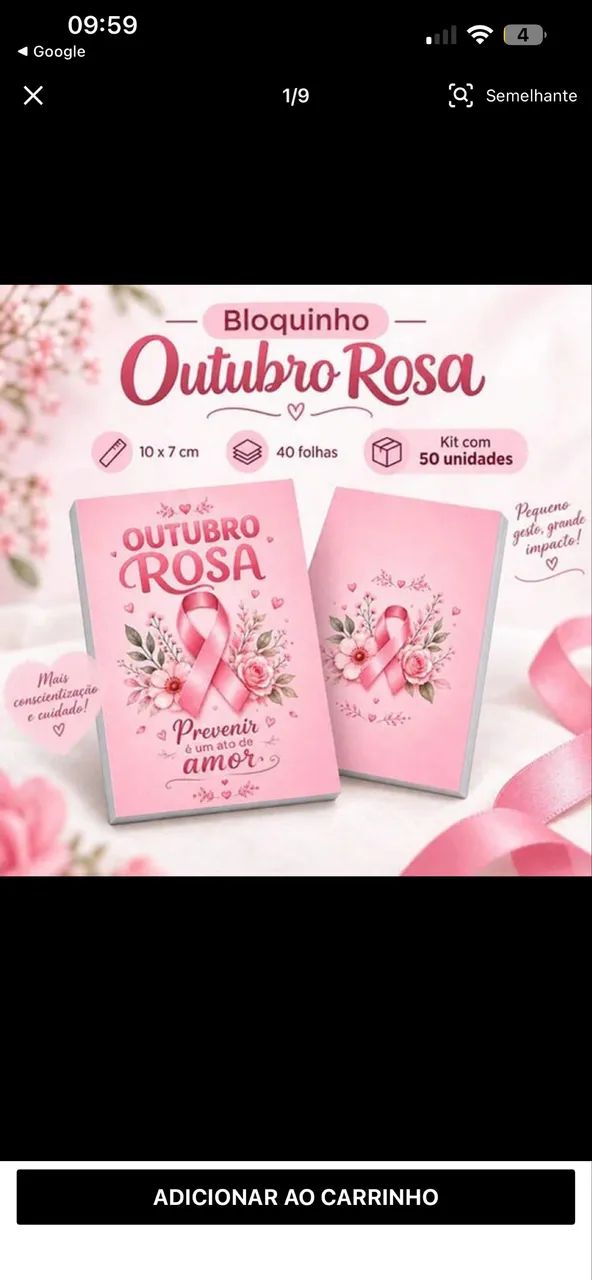 ? LEMBRANCINHAS PERSONALIZADAS ? OUTUBRO ROSA ? - Foto 4