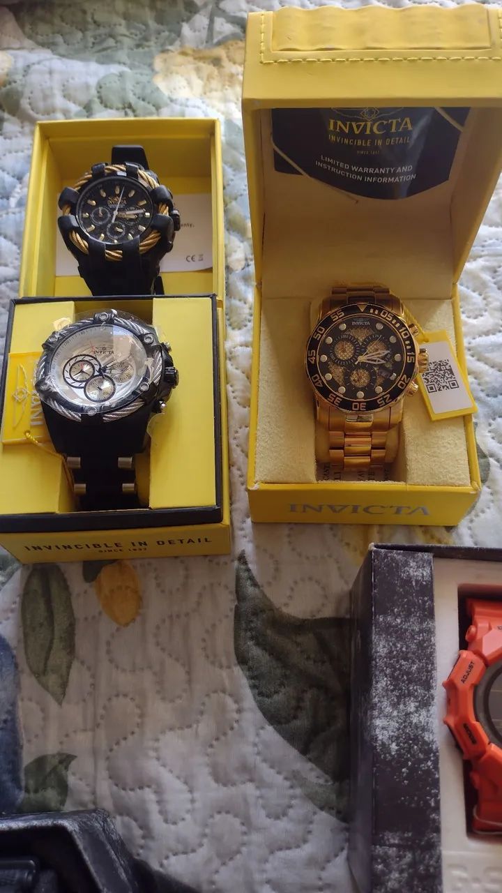INVICTA ORIGINAL NOVOS E SEMINOVOS ( A PARTIR DE 650 REAIS ) - Foto 5