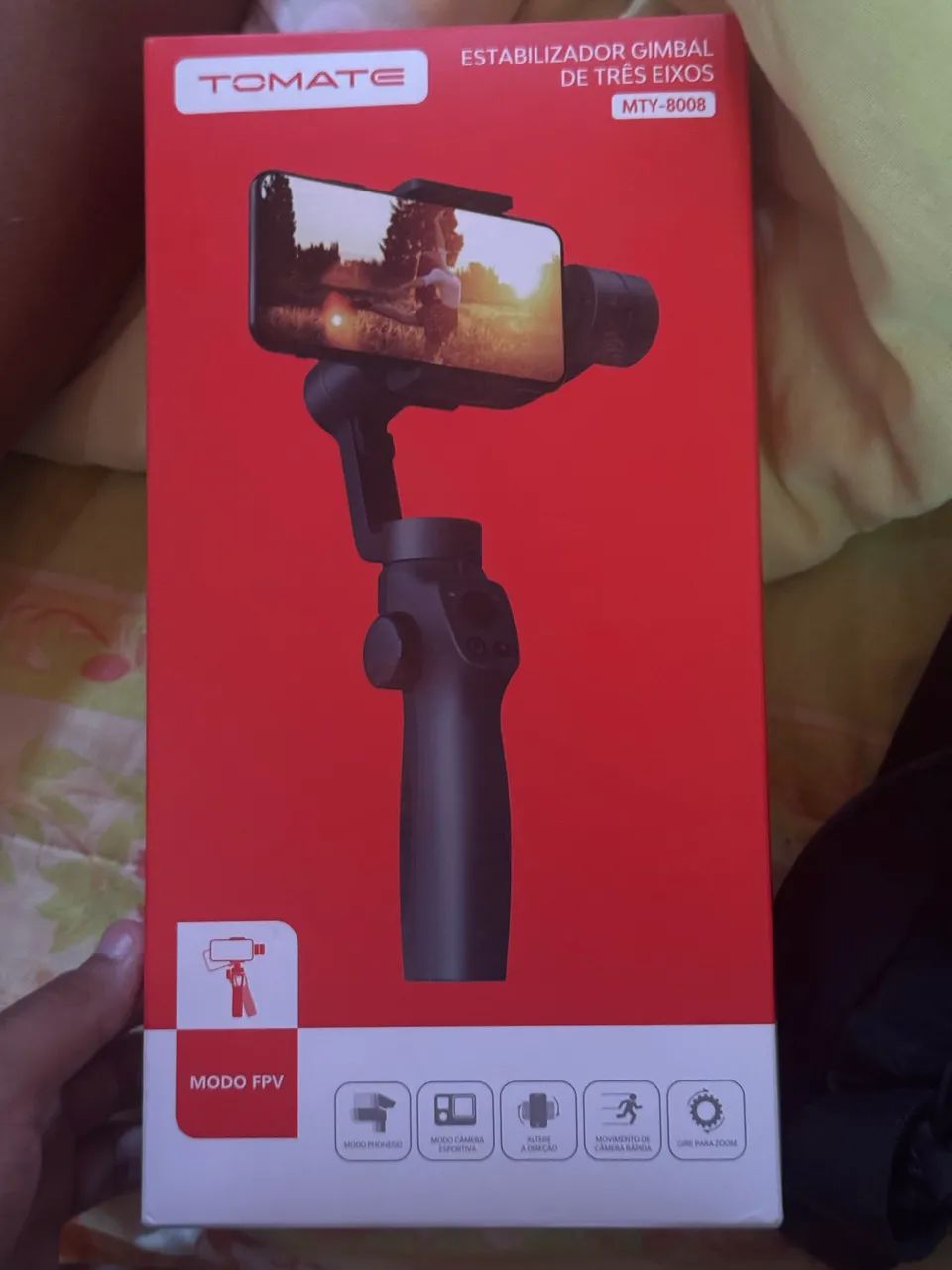 GIMBAL ESTABILIZADOR TOMATE MTY-8008 3 EIXOS