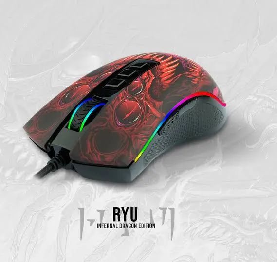 Mouse Gamer Redragon Ryu (edição ilustrada)